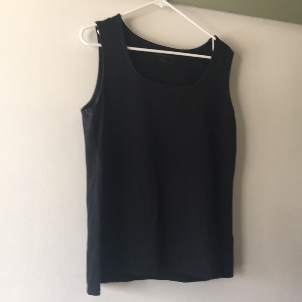 Coldwater Creek tank. Size XL (16). Black.